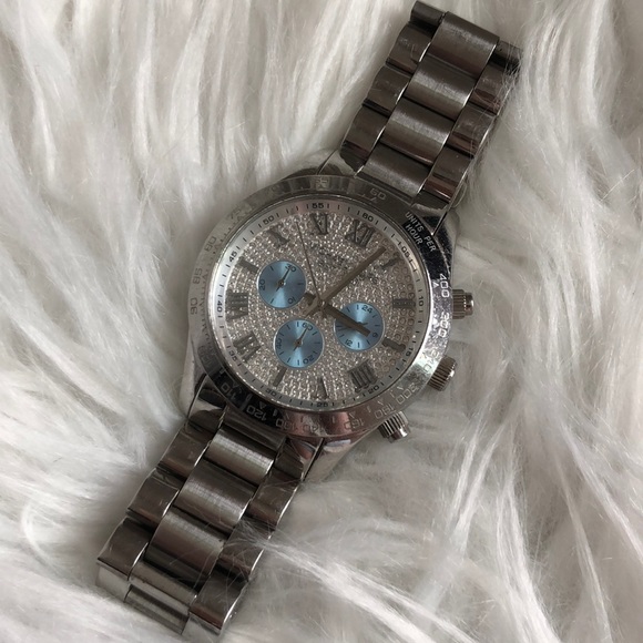 Michael Kors Silver Pave Watch - Picture 5 of 5